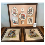 3 - Vintage Hummel Needlepoint Picture Collection