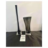 Black 2 Vases (Tower Vase)