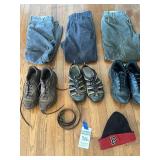 3 Shoes, 3 Pants, Hat & Belt