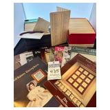 Embroidery supplies, 2 - boxes of Skeins & needlepoint
