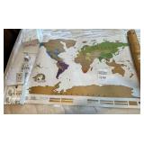 Interactive World Map, & World Travel Adapters