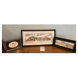 3 Framed Pictures
