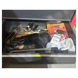 Misc Drawer Content of Toolbox: Hack saw & More