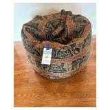 Tribal Bean Bag Chair / Elephants