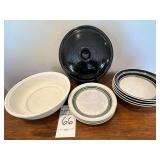 Ceramic Serving Bowl with Lid,