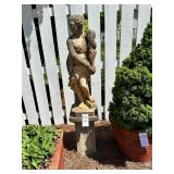 2 - Wooden Planters with Plants