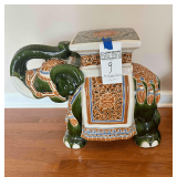 Hand Painted Ceramic Elephant