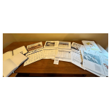 Calanders, large lot of Watercolor instructions