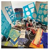 Crafting Supplies - Stencils, Hot Glue Gun, Paints, & More