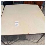 Folding Card Table