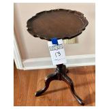 Antique Pie Crust Wine Table