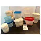 Large lot of Storage Containers with lids