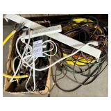 Large Lot of extension Cords & Surge Protectors