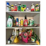 Large Lot of Garden / Flower Supplies & Chemicals