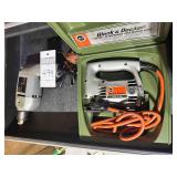 Black & Decker 1/2' Drill & Black & Decker 2 Speed Jig Saw