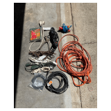 Assorted Cords, Rain Poncho and Jump Rope