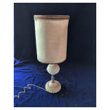 Milk Glass Table Lamp 19'