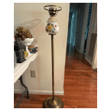 48” Vintage Floor Lamp - Missing Top Shade