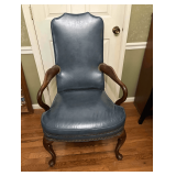 Leather Gooseneck Arm Chair