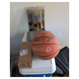 Emergency Road Flares, Rawlings Basketball, 2 Hymnals, Floral Foam