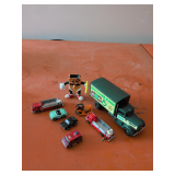 Diecast Metal Mini Cars and Lovett's Food Storage Truck