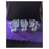 6 Glass Mugs