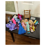 Vintage Barbies, Clothes and Accessories