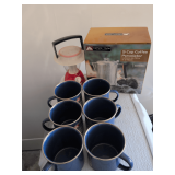 Rayovac Lantern, 9 Cup Perculater, 6 Metal Cups