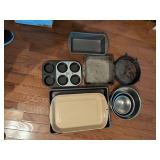 Assorted Bakeware and Mixing Bowls