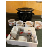 Pampered Chef Apple Peeler/Corer, Soup Cups and Crockpot
