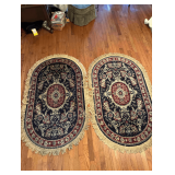 2 - 60”x36” Rugs