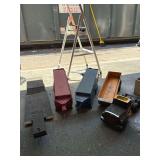 Truck with Homemade Trailers