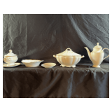 Antique serving pieces