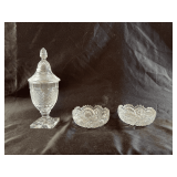 Vintage crystal urn