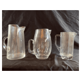 Three pitchers