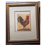Vintage framed print