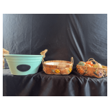 Baskets and bucket