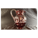 Vintage bohemian pitcher