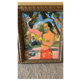 Framed painting