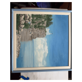 Framed painting