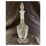 Vintage crystal decanter