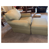 Club chair and Ottoman