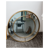 Vintage round mirror