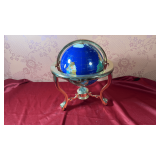 Vintage gemstone globe