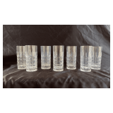 Vintage crystal highball glasses