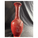 Vintage ox blood vase
