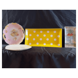 Vintage serving platters