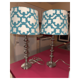Pair of vintage brass lamps