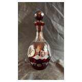 Vintage Bohemian decanter