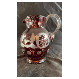 Vintage Bohemian pitcher